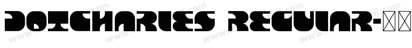 DotCharles Regular字体转换